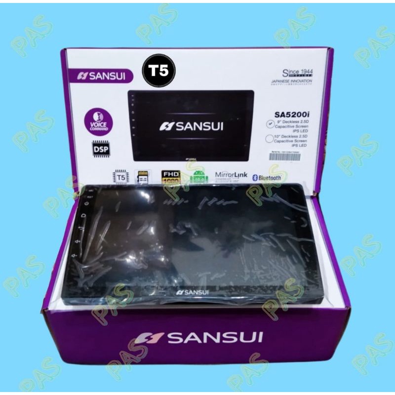 head unit android sansui SA5200i T5 ram2/32