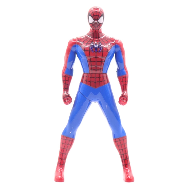 1pc Mainan Action Figure Marvel Super Hero Bahan PVC Dapat Berputar 360 Derajat° Action Figure Spiderman Hulk Iron Man Untuk Koleksi / Hadiah