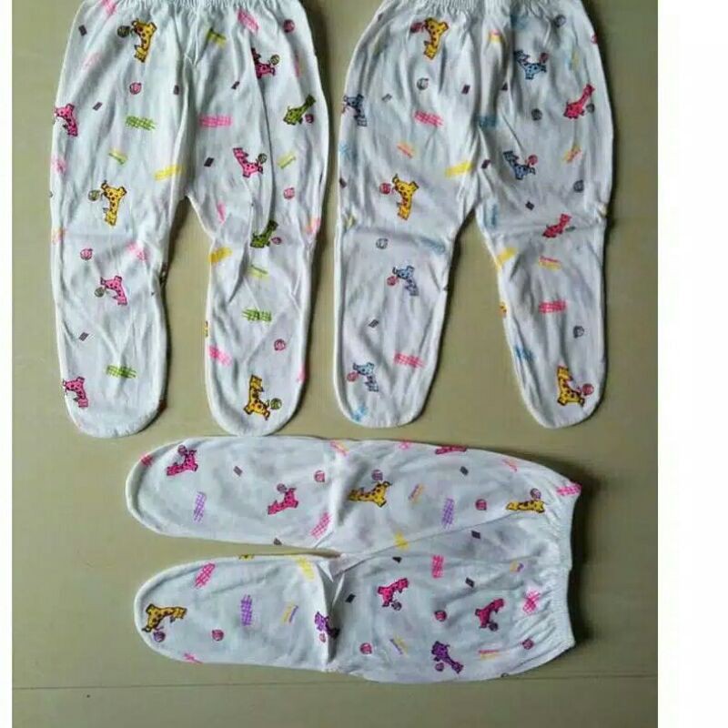 3PC Celana Panjang Bayi Bahan Katun Sunjolly Buka kaki dan Tutup kaki _Celana Panjang Bayi Sunjolly SNI