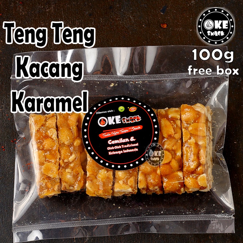 Teng Teng kacang karamel 100g home made