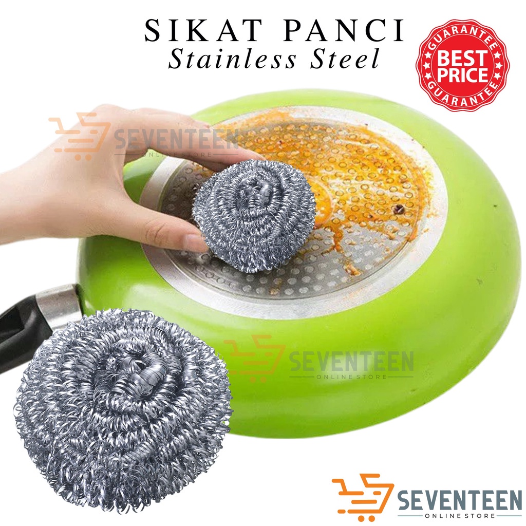 SIKAT GOSOKAN PANCI ALAT GOSOK KARAT BRUSH KAWAT SERBAGUNA SERABUT KAWAT CUCI PIRING PANCI MURAH