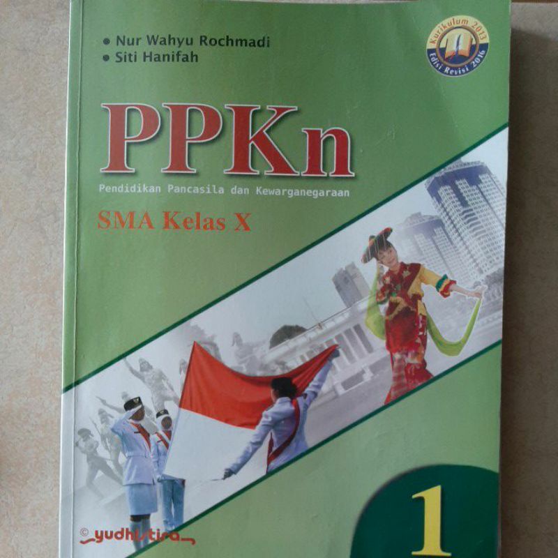 Buku PPKN SMA Kelas 10 Yudhistira