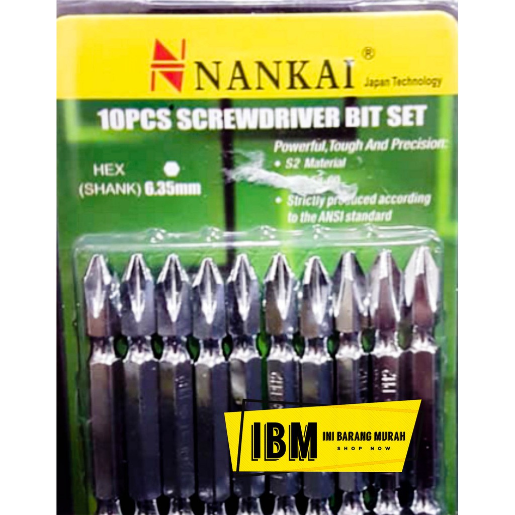 Mata Obeng / Screwdriver Bit Nankai