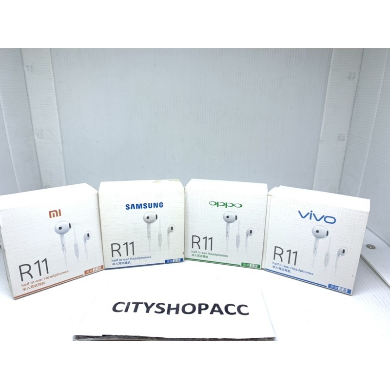 Headset R11 Handsfree With Mic jack 3.5mm