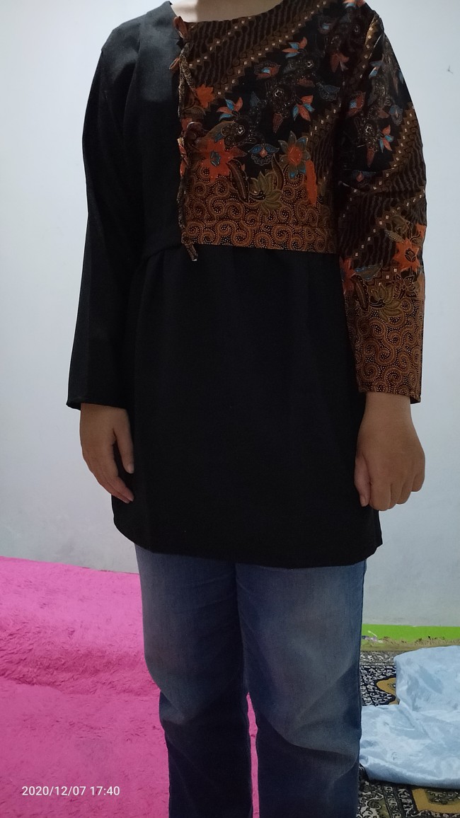 Baju Batik Wanita Modern Monalisa Genes M,l,xl Asli Pekalongan