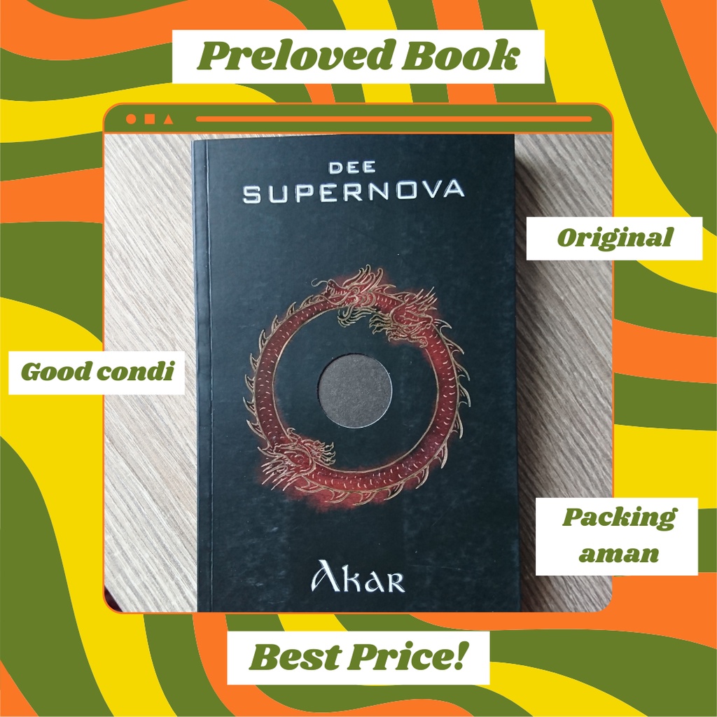 Preloved Dee Lestari Supernova Akar Buku Bekas Original