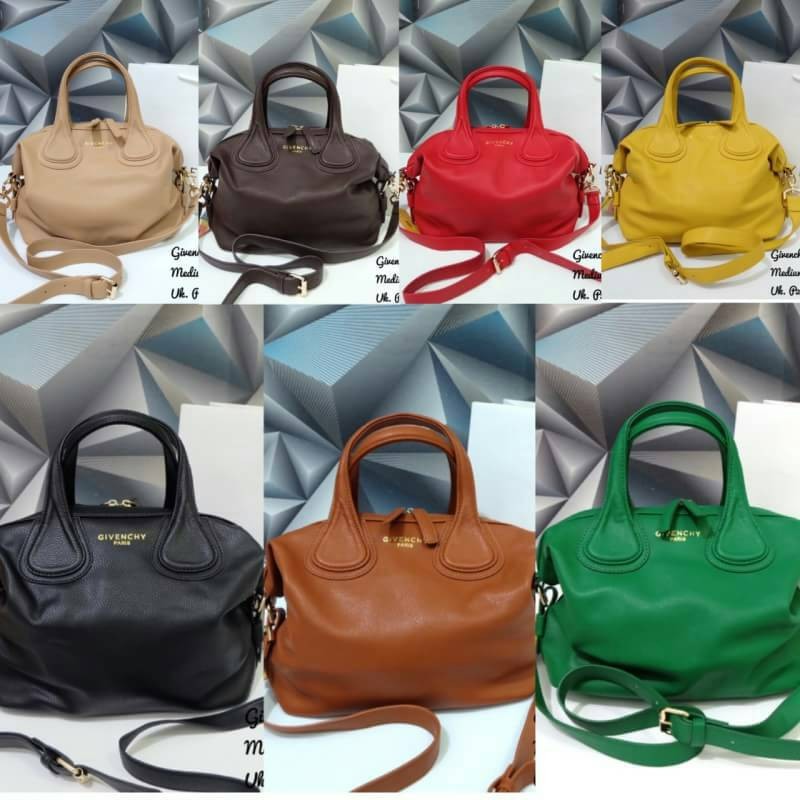 TAS GIVENCHY NIGHTINGALE MEDIUM KULIT JERUK