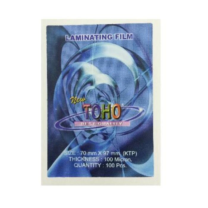 

s50d10x Plastik Laminating Toho Ukuran Ktp 100 Micron Atk D501Cnf