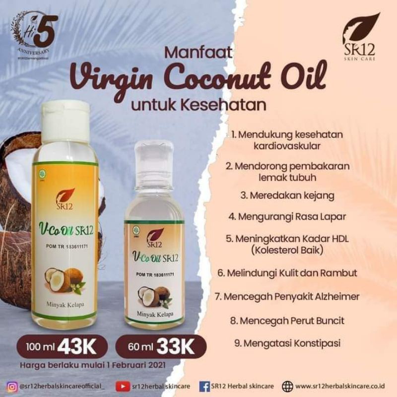 

Virgin Coconut Oil/VCO/Minyak Kelapa Murni
