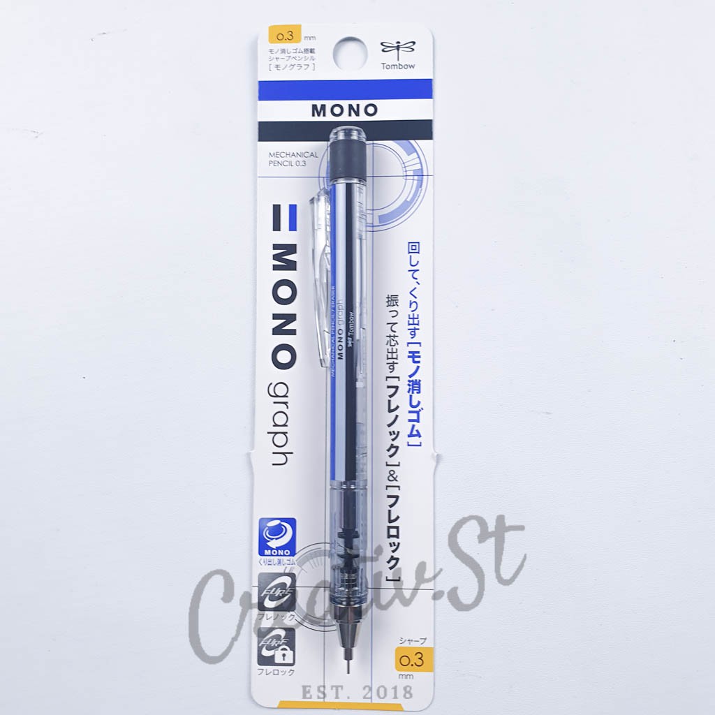 

TOMBOW Mono Graph Mechanical Pencils Pastel 0.5 0.3 Mm Pensil Mekanik