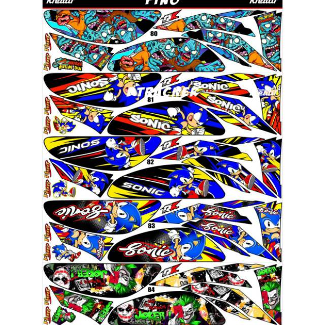 35 Ide Download Gambar  Stiker Lis Motor  Fino Yg  Bagus  