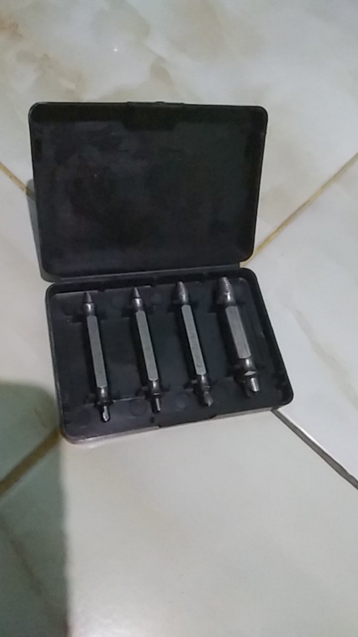 Termurah... Pembuka Baut Rusak Sekrup Dol Screw Extractor Broken Screw Remover