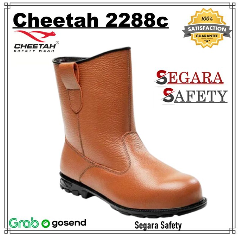 Sepatu Safety Cheetah 2288 C - Safety Shoes Cheetah 2288 Coklat