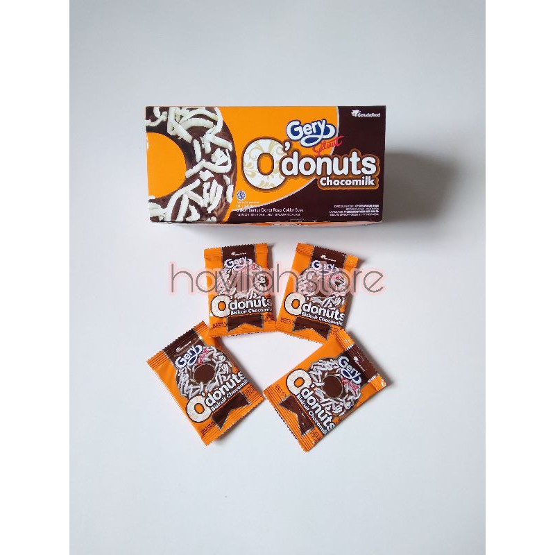 

Gery Saluut O'Donuts Chocomilk / Kue Bentuk Donat