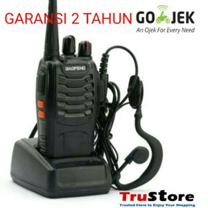 Radio HT Handy Talkie   Walky talky Baofeng BF 888s   Headset Terbaik
