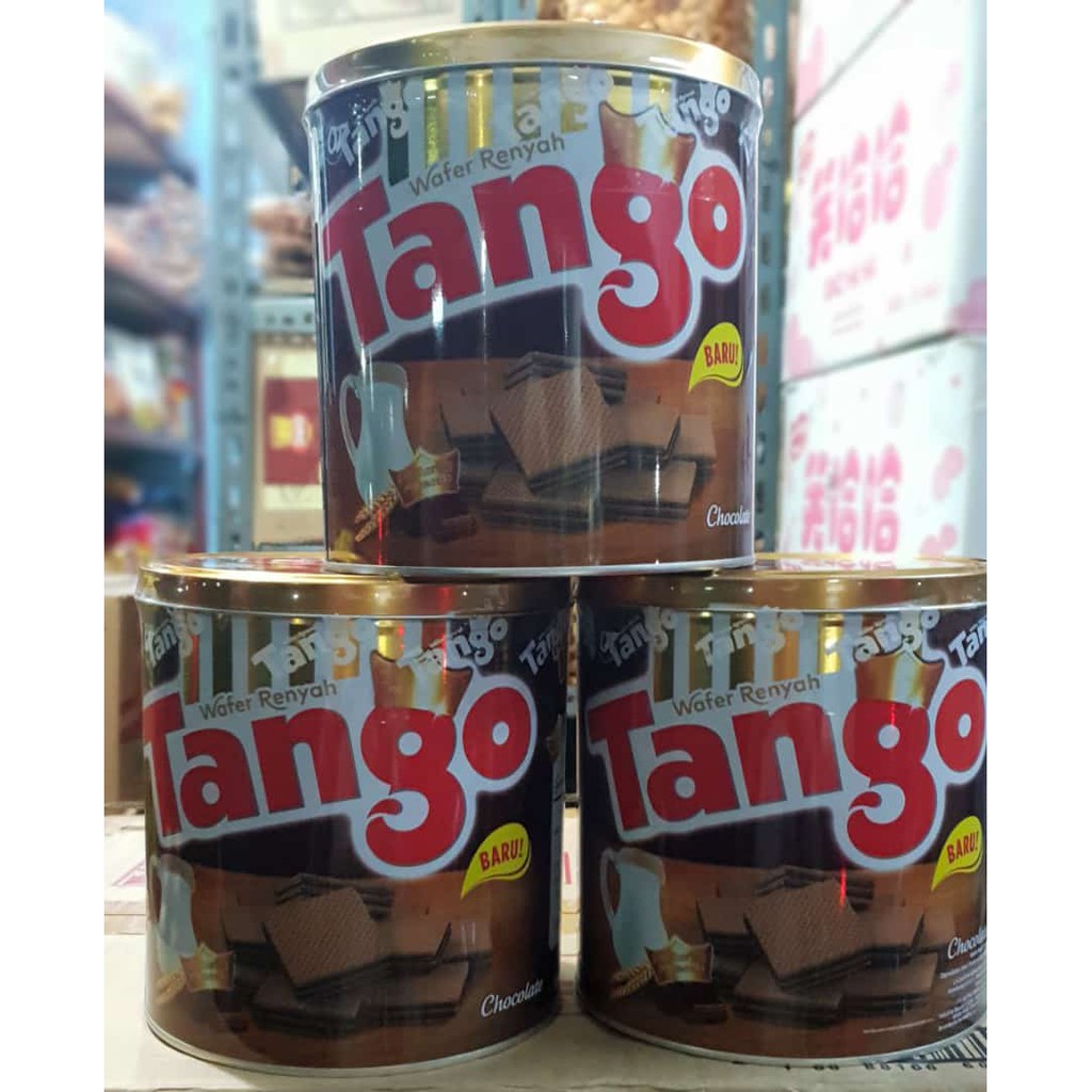 

Biskuit Wafer Coklat Tango Kaleng