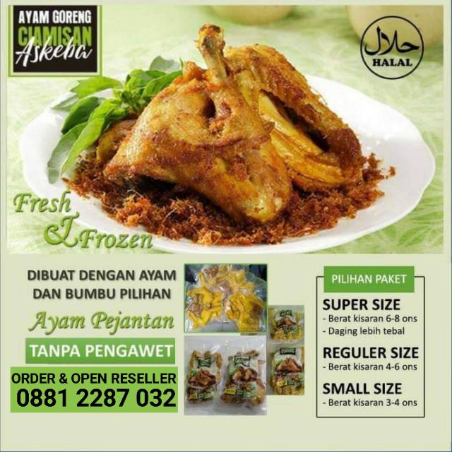 

Ayam frozen ciamisan askeba