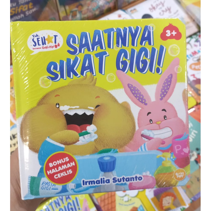 SERI GOYI PIPI: SAATNYA SIKAT GIGI (BOARDBOOK) Irmalia Sutanto - POTATA PUBLISHING
