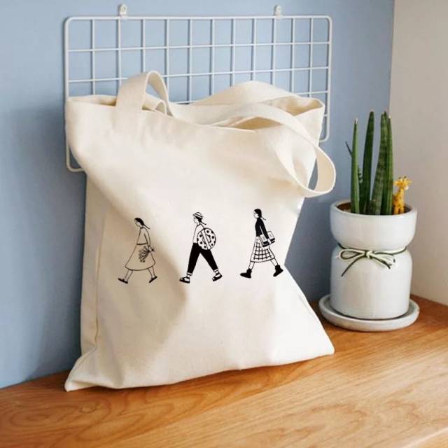 Tas tote bag termurah Little Prince Art Tas Tangan Cantik Retro Cantik Imut Tas Bahu Tas Tangan Wanita Belanja Kasual Tas Kanvas Elegan Wanita