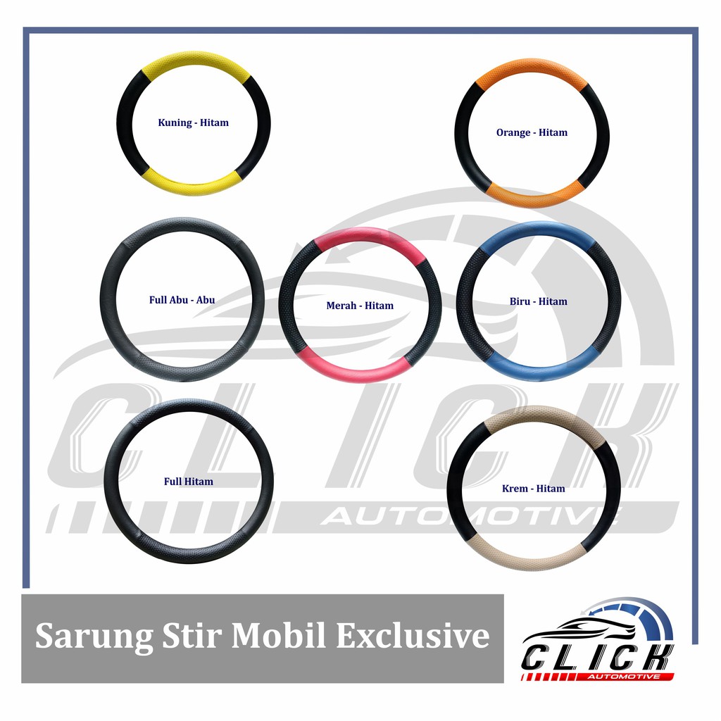 Sarung Stir Mobil / Cover Steer Mobil / Bungkus Setir Mobil MBTech ORI