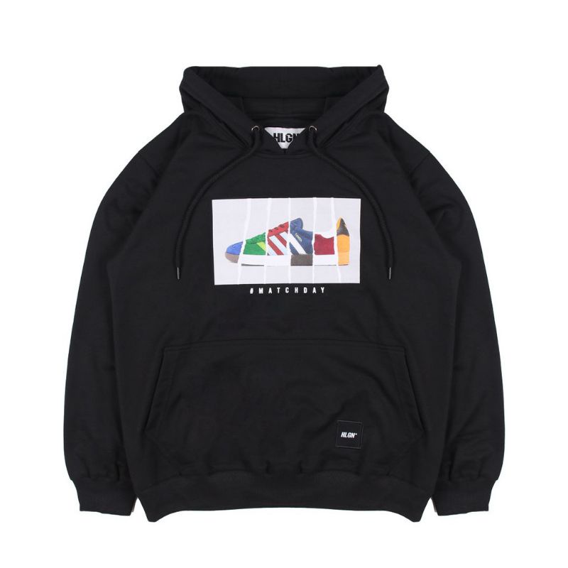 HOODIE HOLIGANS MATCH DAY PREMIUM BLACK