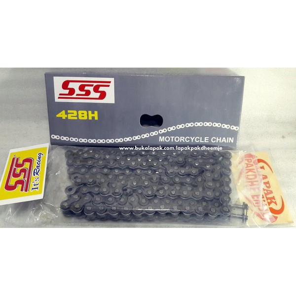 RANTE SSS 428 RANTAI HEAVYDUTY BLACK HITAM 428