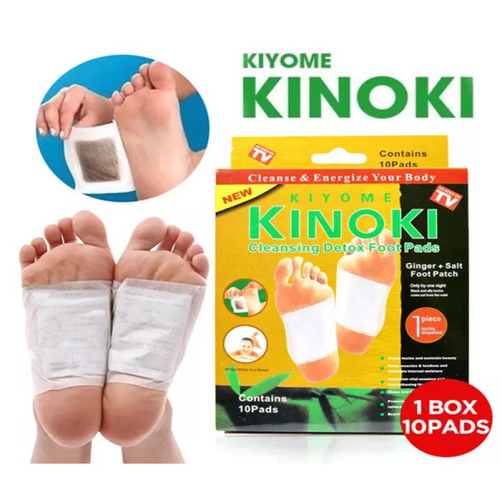 Kinoki Gold Detox Foot Pads / Kinoki Gold 1 Box 10 Pcs