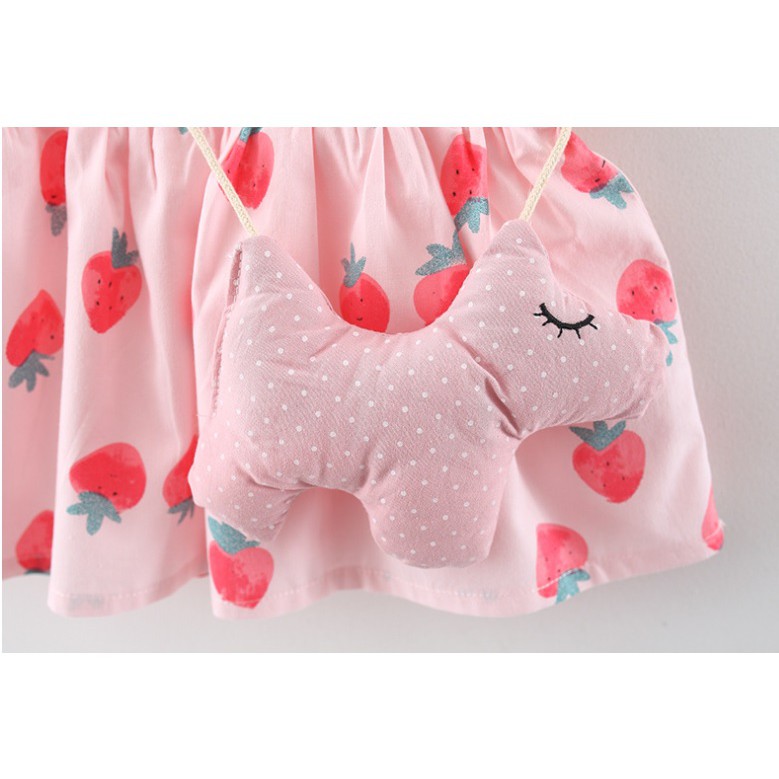 Dress bayi/baju dress anak /pakaian bayi anak perempuan &amp; aksesories tas boneka anjing cute banget