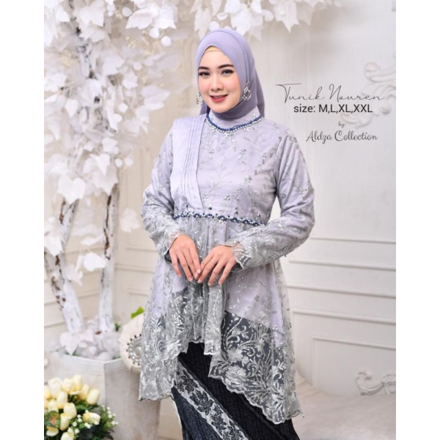 One Set Kebaya Lesti Stelan Wanita Terlaris Kebaya Best Seller Baju Wanita Kekinian Aurora selendang