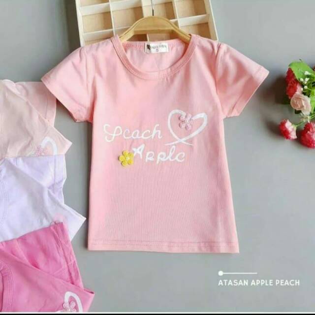 Paket 4 pcs Baju Anak Perempuan Import Usia 6 Bulan - 3 Tahun | 4pcs 100ribu Kaos Anak Cewek Murah