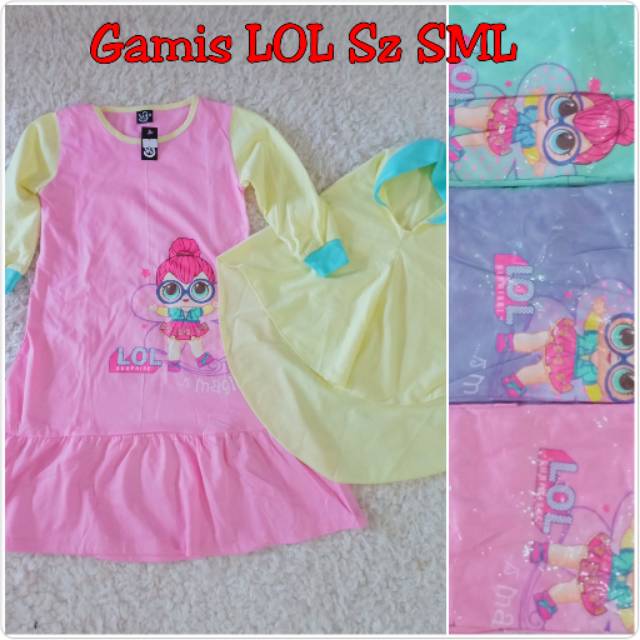  Gamis  Anak  V3 baju  bayi baju  gamis  anak  bahan kaos lembut 