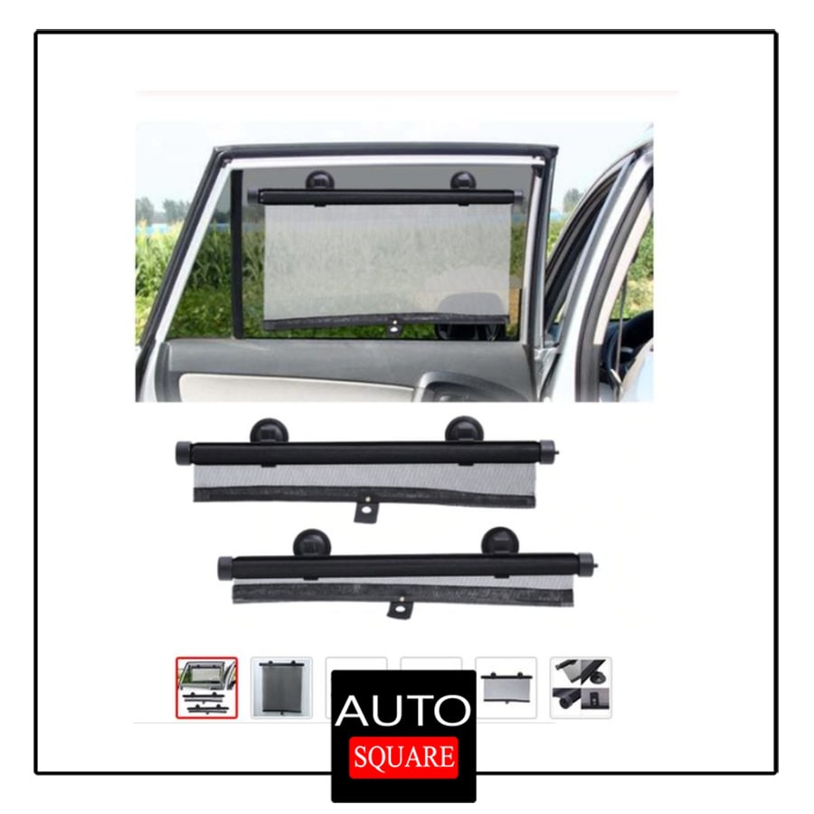 (NEW) Penutup Kaca Depan Jendela Mobil Pelindung Panas Sinar Matahari Roller Blind Car Sunshade