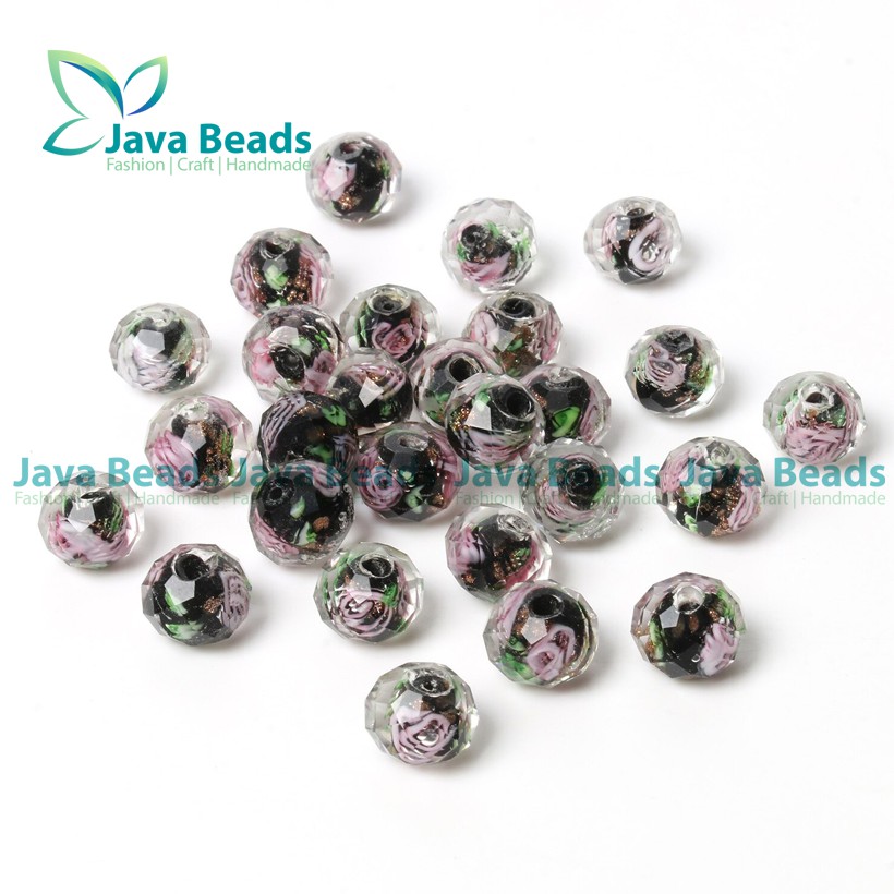 Bahan Gelang Batu Crystal Ceko Murano Lampwork
