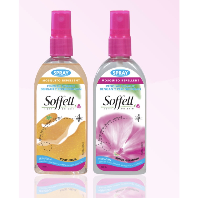 Obat Nyamuk Soffell Sray 80 ML