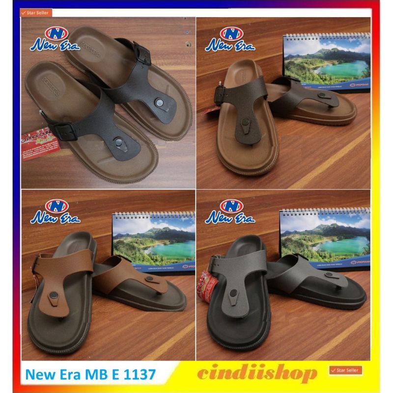 Sandal Jepit Pria New Era MB E 1137 / Sandal Plastik Karet Pria