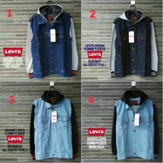 jaket hoodie levis