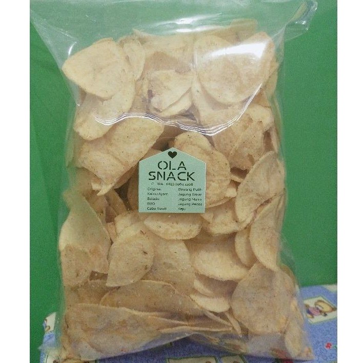

(500gr) Keripik kentang - kripik kentang cabe rawit - ola snack medan - cemilan premium