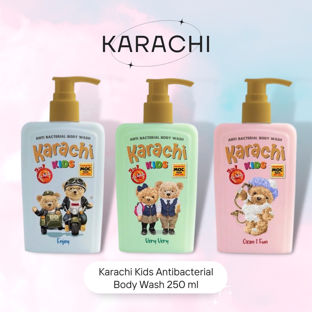 Karachi Kids Antibacterial Body Wash - Sabun Mandi Anak 250ml