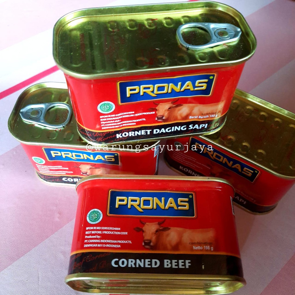 

Pronas Kornet Daging Sapi Kaleng 198 gram