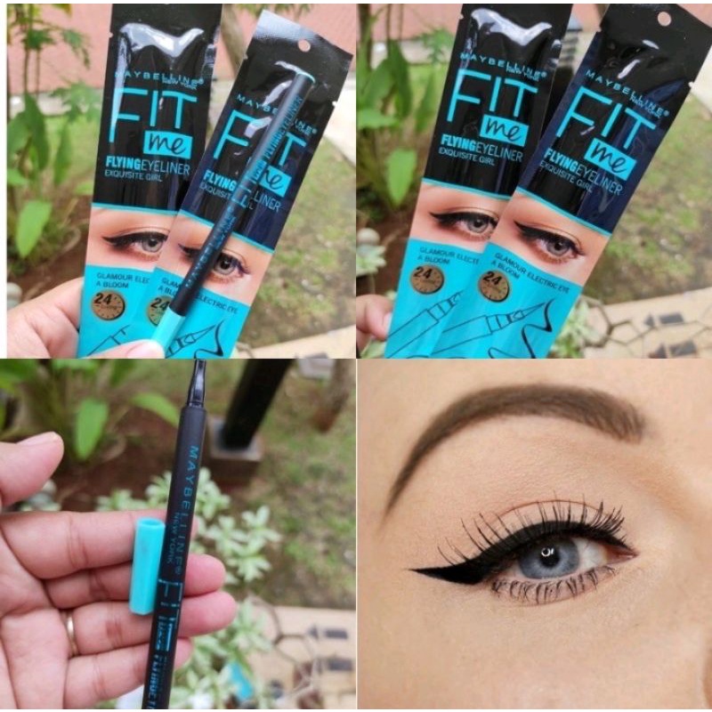 Fit Me dan Naked Eyeliner Spidol Waterproof Murah (Ecer)