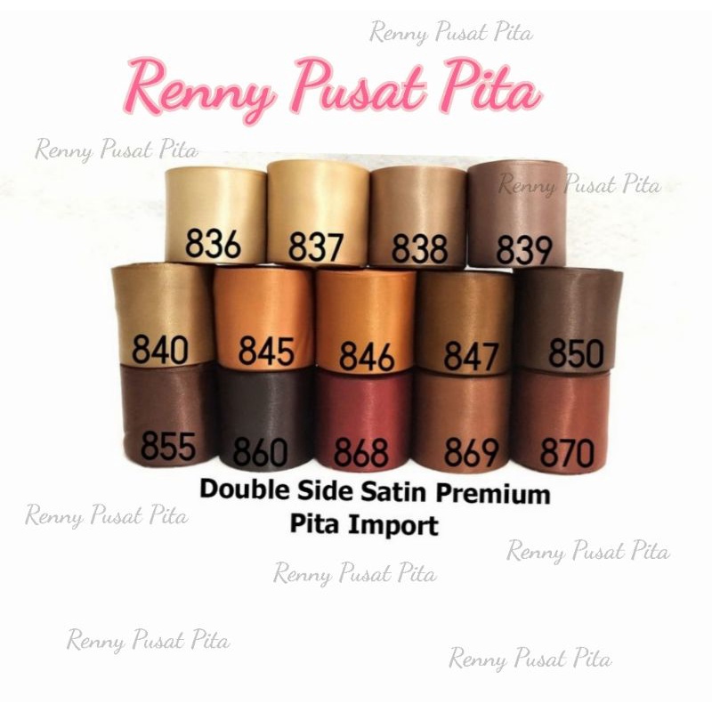 

Pita Double Satin Import (harga per meter)