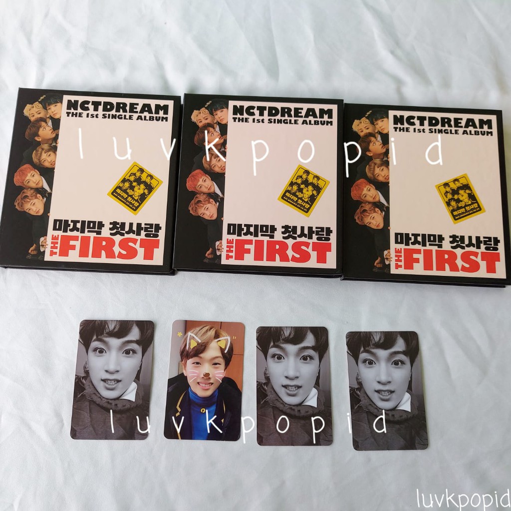 Ready NCT Dream Album THE FIRST MFAL PC HAECHAN JISUNG Unsealed Fullset No Poster My First and Last