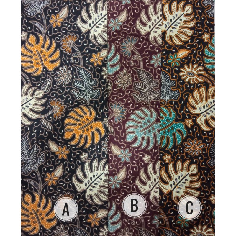 Kain Batik Meteran Bahan Katun Motif Motiv Janda Bolong Hong