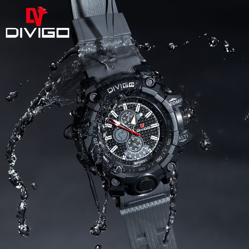 JAM TANGAN PRIA DIVIGO TERBARU WATER RESISTANCE D4G-A