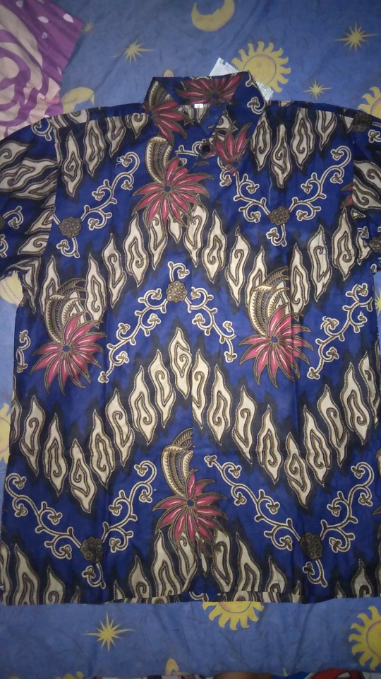 Ada Anak Cowok New Arival Couple Termurah Nayaka Batik - Couple Batik Wilona Tulle Mutiara