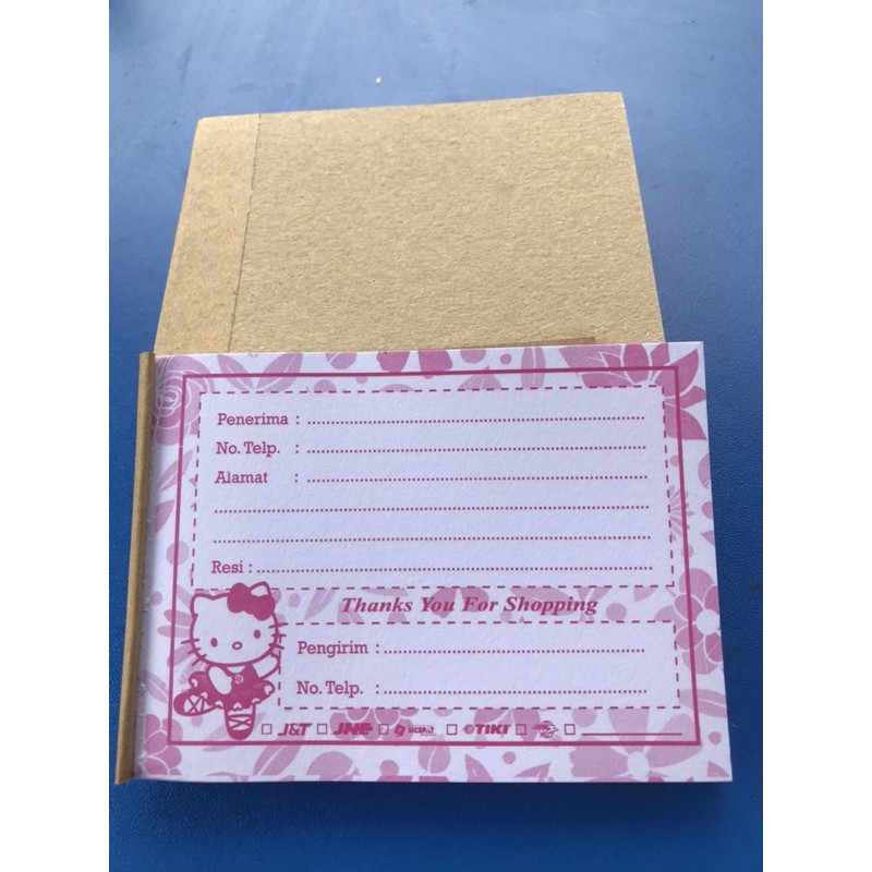 

lebel pengiriman motif hellokitty