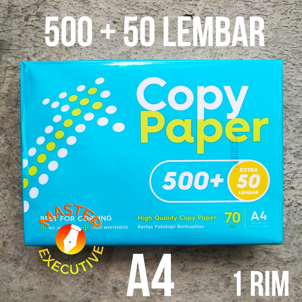 [Rim] Copy Paper Kertas HVS A4 70 gsm 210 x 297 mm / Print / Fotokopi / Percetakan High Quality