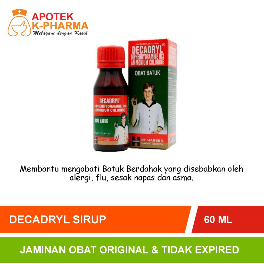Decadryl Expectorant Isi 60ml Obat Original Harsen