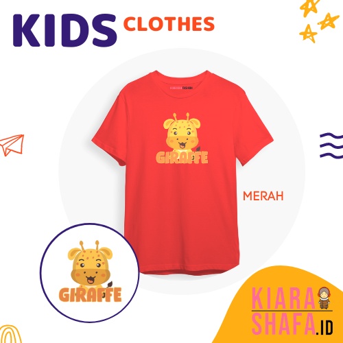 Kiarashafa - Baju Anak / Kaos Anak Giraffe