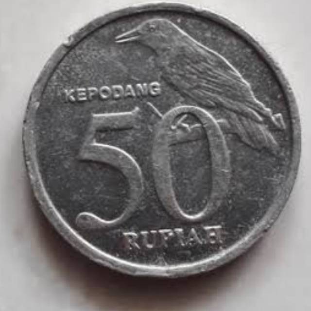 Koin 50 rupiah antik